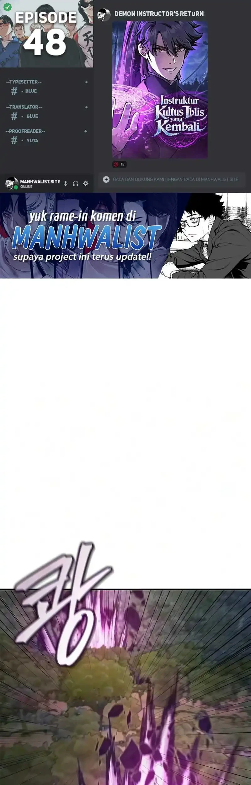The Demonic Cult Instructor Returns Chapter 48 halaman 1
