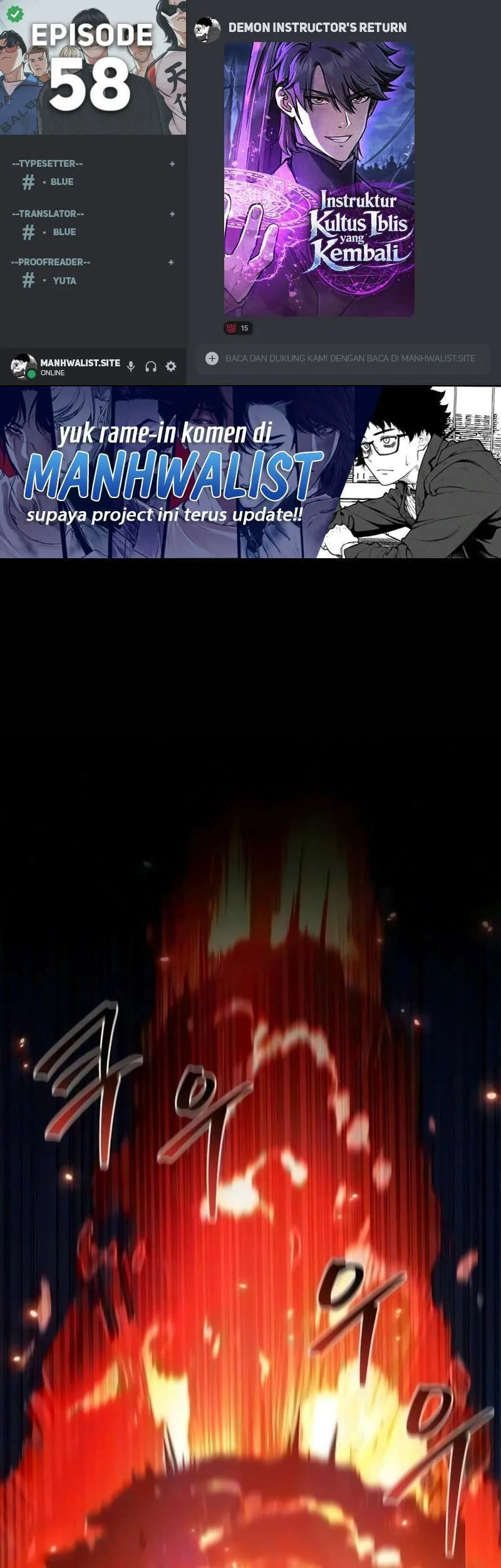 The Demonic Cult Instructor Returns Chapter 58 halaman 1