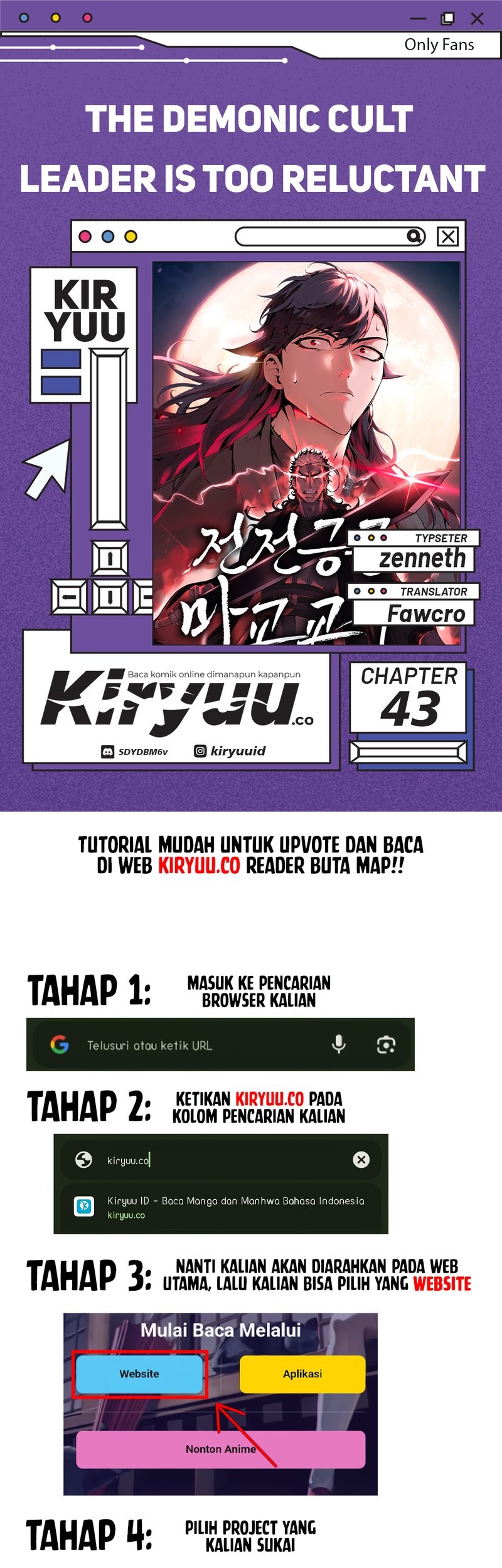 Komik The Demonic Cult Leader Is Too Reluctant Chapter 43 gambar 1