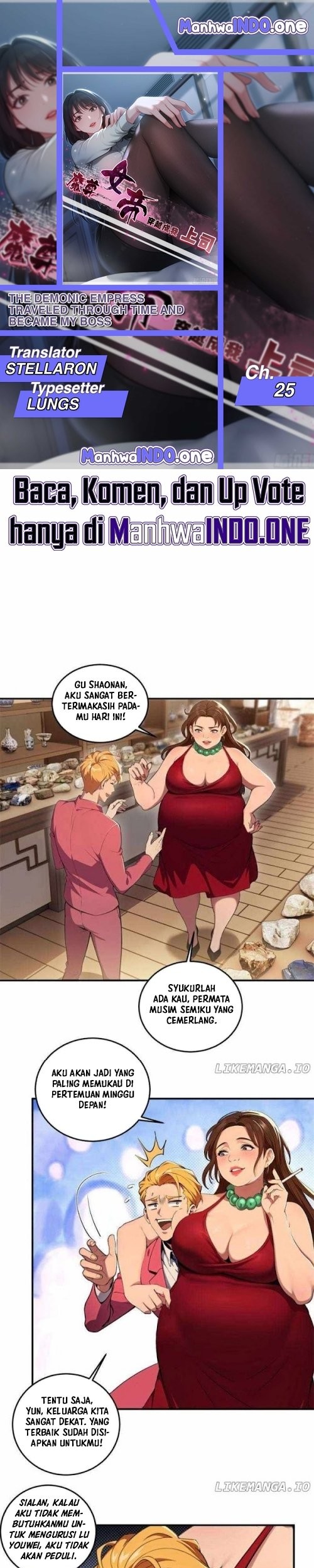 Komik The Demonic Empress Traveled Through Time And Became My Boss Chapter 25 gambar 1