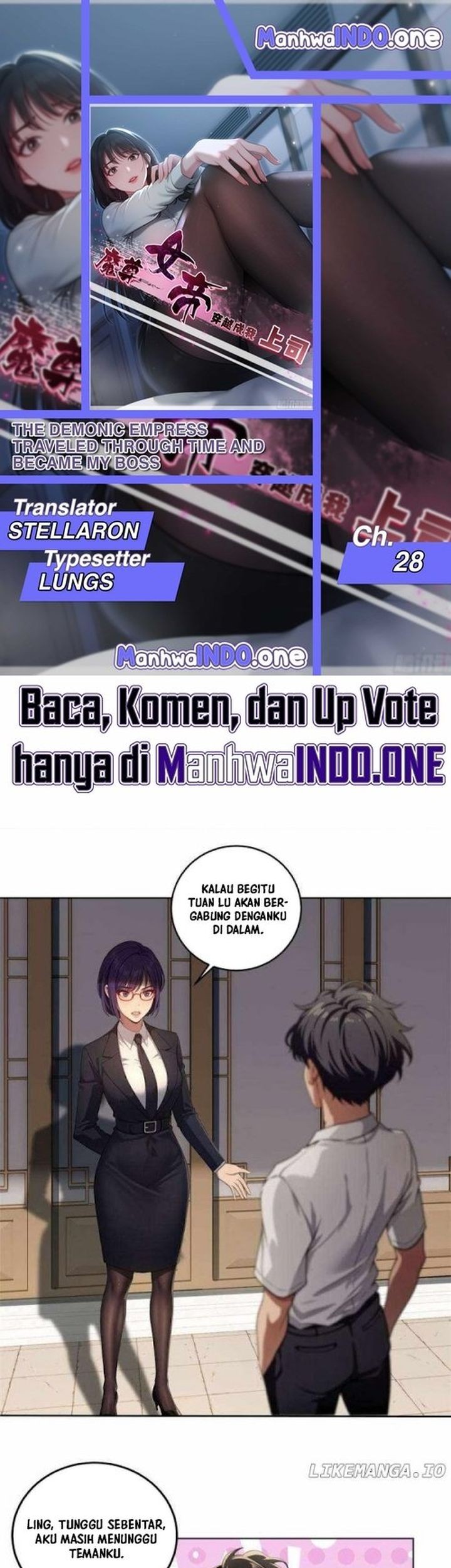 Komik The Demonic Empress Traveled Through Time And Became My Boss Chapter 28 gambar 1