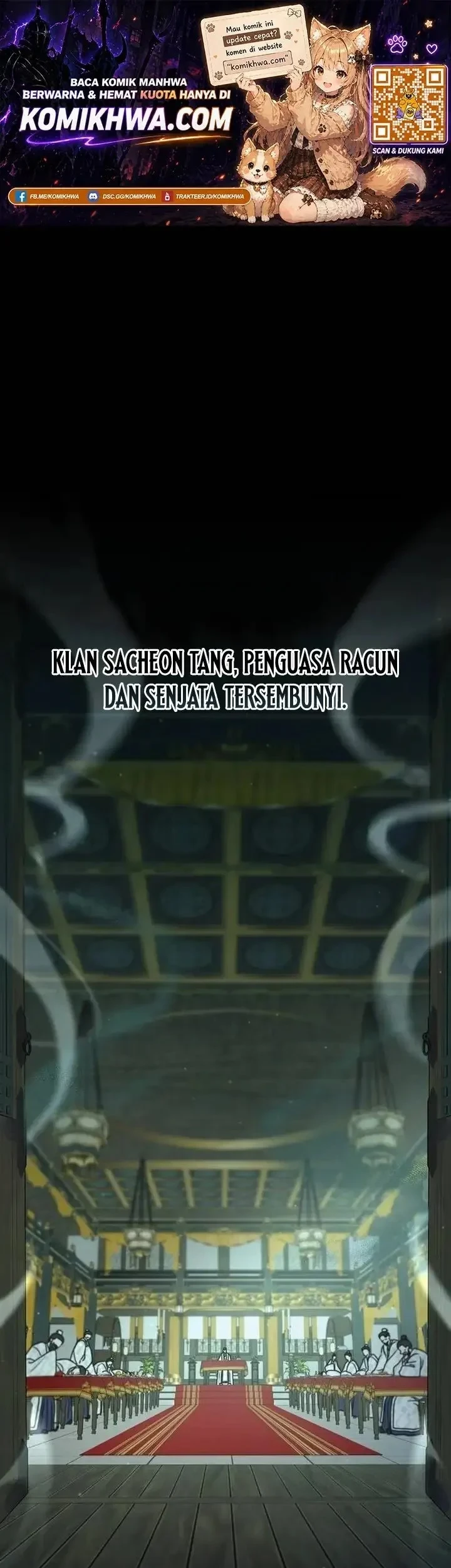 Komik The Eldest Daughter of the Tang Clan of Sacheon Protects the Family Chapter 1 gambar 1