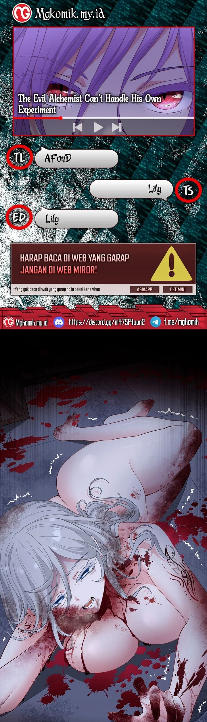 Komik The Evil Alchemist Can’t Handle His Own Experiment Chapter 28 gambar 1