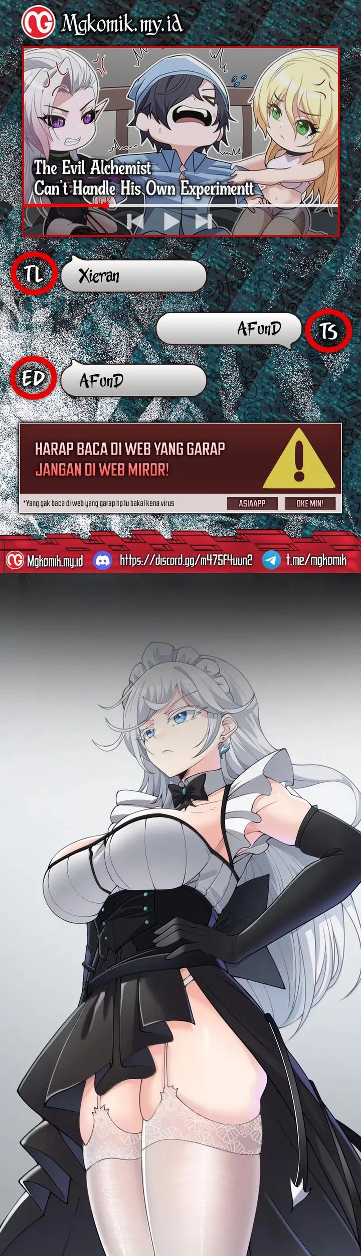 Komik The Evil Alchemist Can’t Handle His Own Experiment Chapter 43 gambar 1