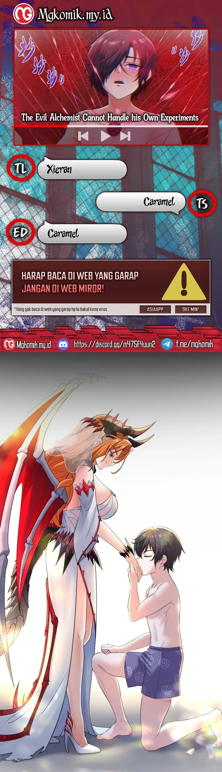 Komik The Evil Alchemist Can’t Handle His Own Experiment Chapter 45 gambar 1