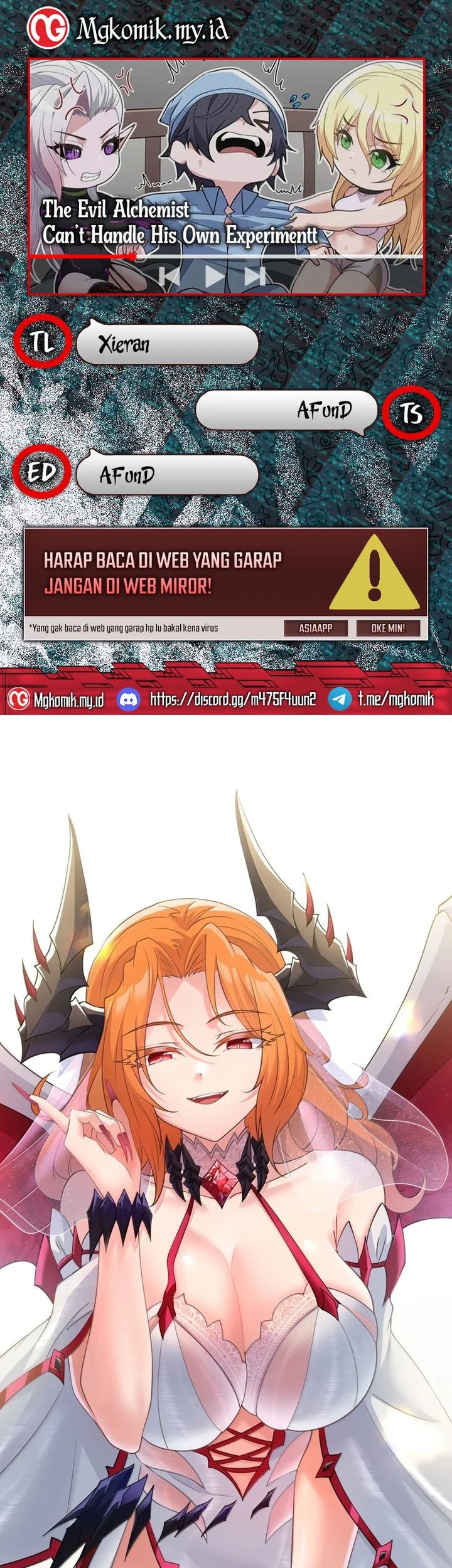 Komik The Evil Alchemist Can’t Handle His Own Experiment Chapter 46 gambar 1