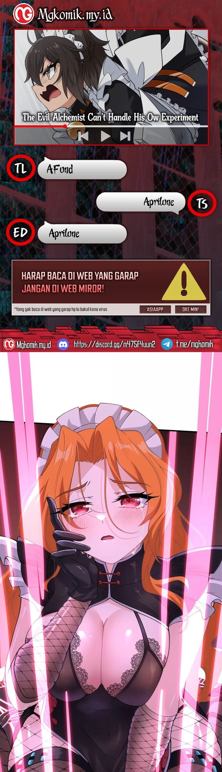 Komik The Evil Alchemist Can’t Handle His Own Experiment Chapter 50 gambar 1