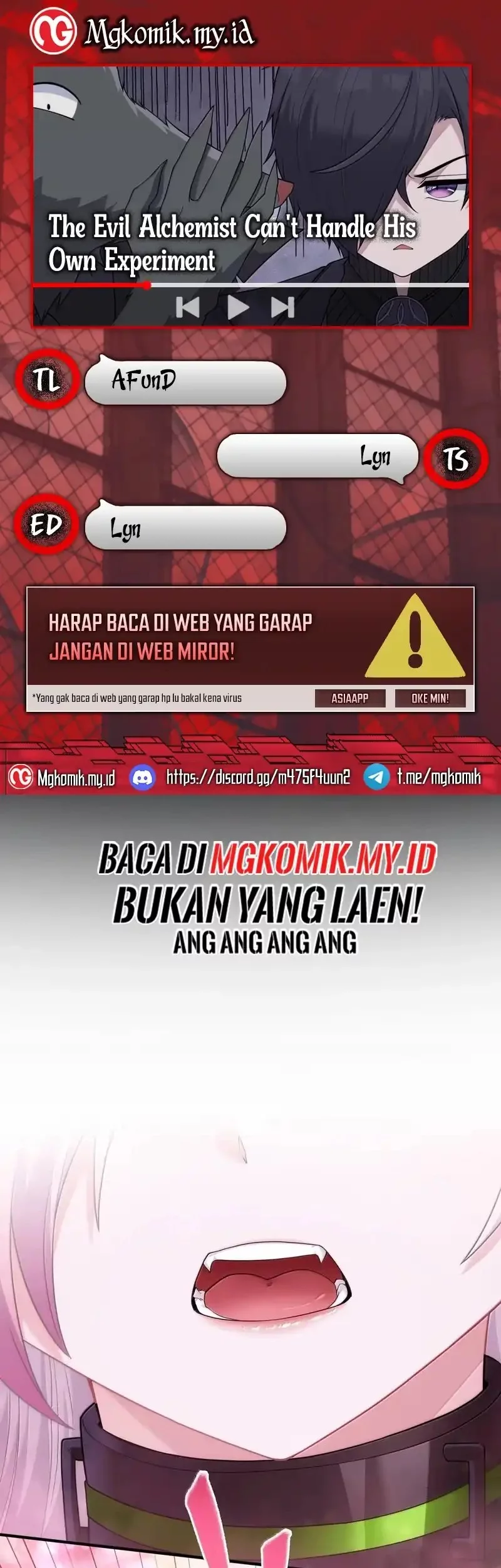 Komik The Evil Alchemist Can’t Handle His Own Experiment Chapter 55 gambar 1