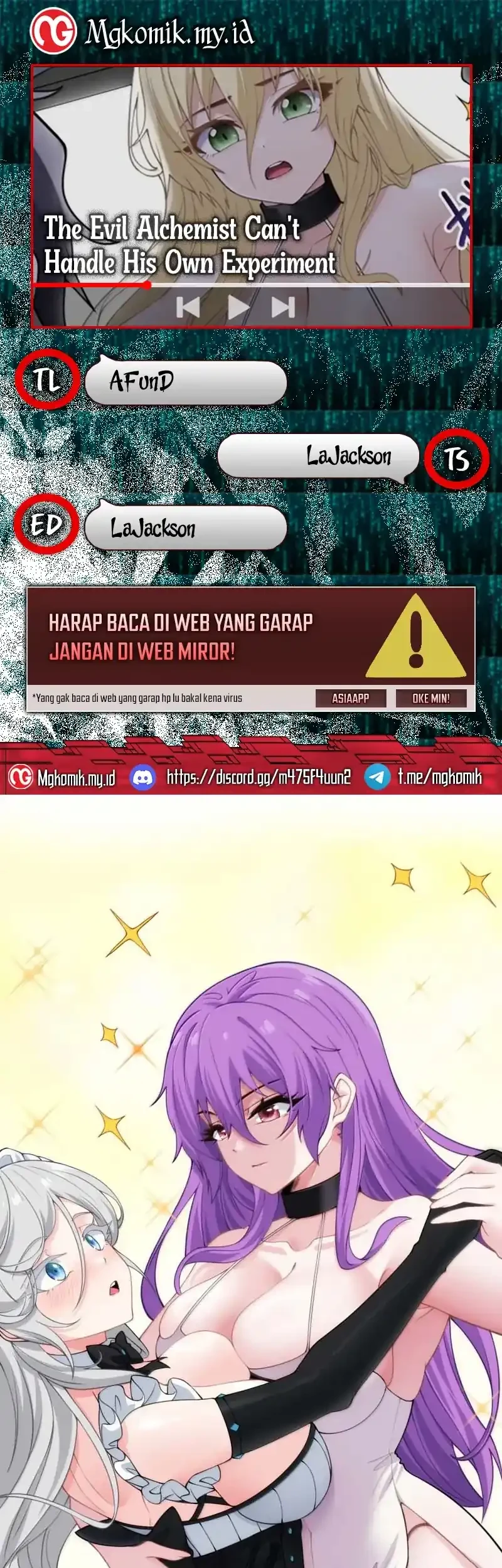 Komik The Evil Alchemist Can’t Handle His Own Experiment Chapter 64 gambar 1