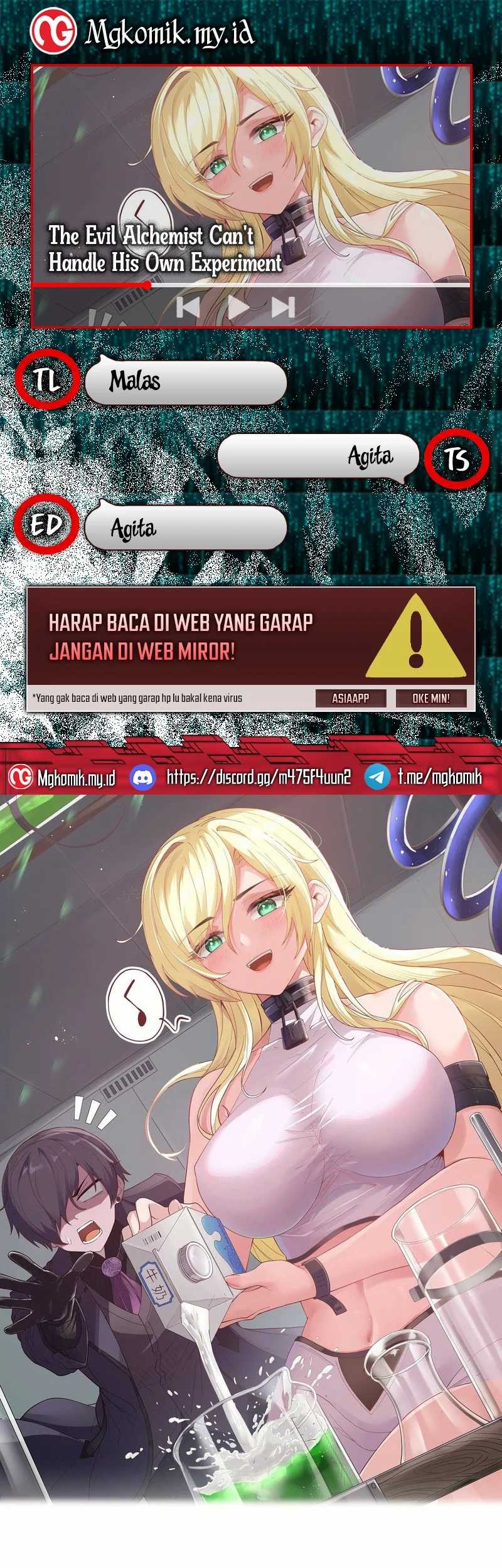 Komik The Evil Alchemist Can’t Handle His Own Experiment Chapter 8 gambar 1