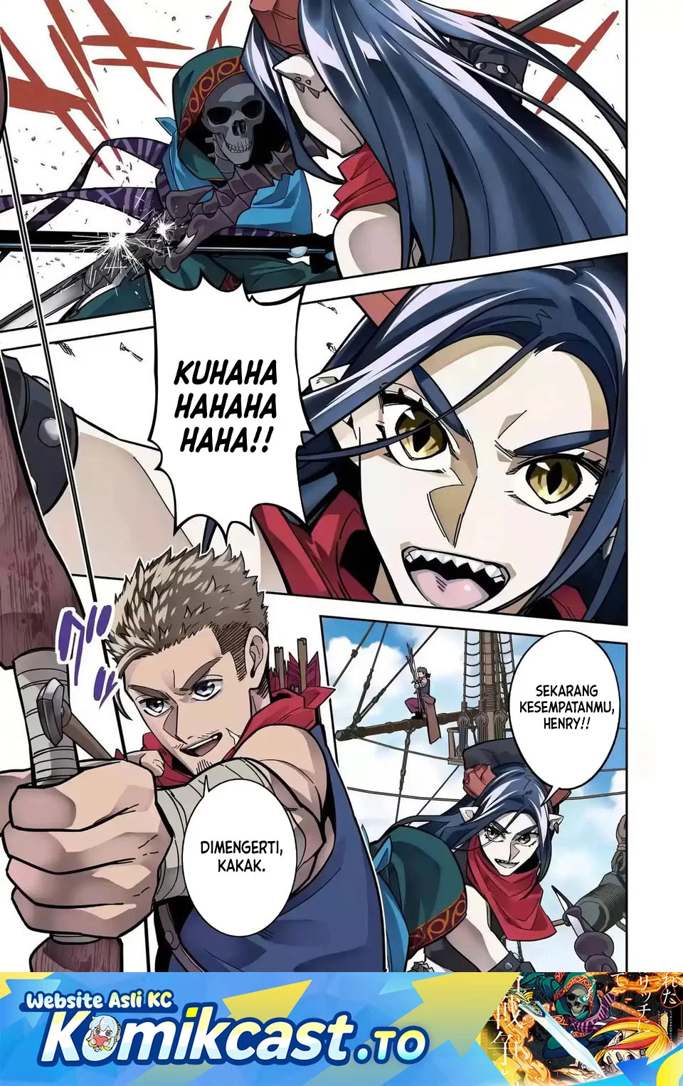 Komik The Executed Sage is Reincarnated as a Lich and Starts an All-Out War Chapter 57 gambar 1