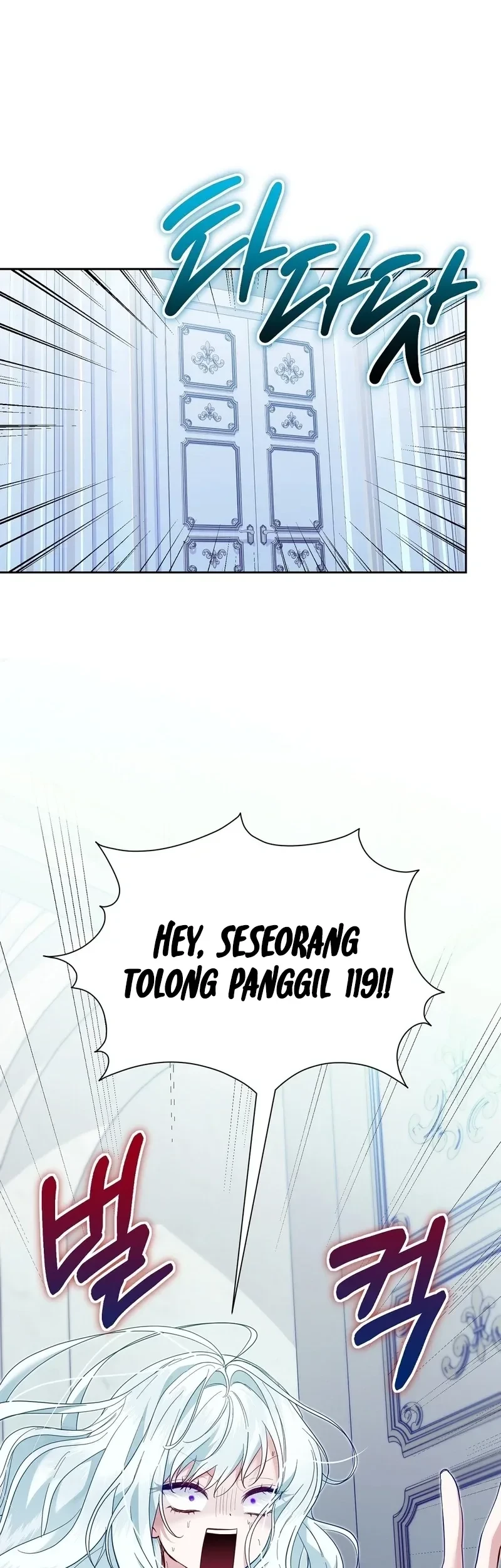 Manhwa The Fake Saintess of a Reverse Harem Game Chapter 7 gambar 2