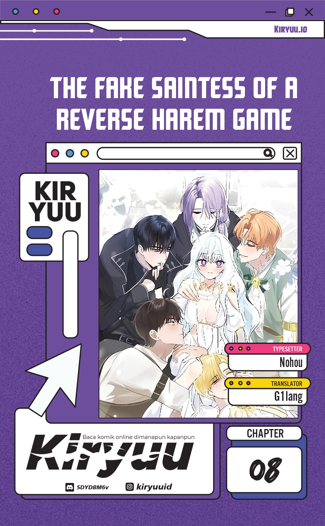 Manhwa The Fake Saintess of a Reverse Harem Game Chapter 8 gambar 2