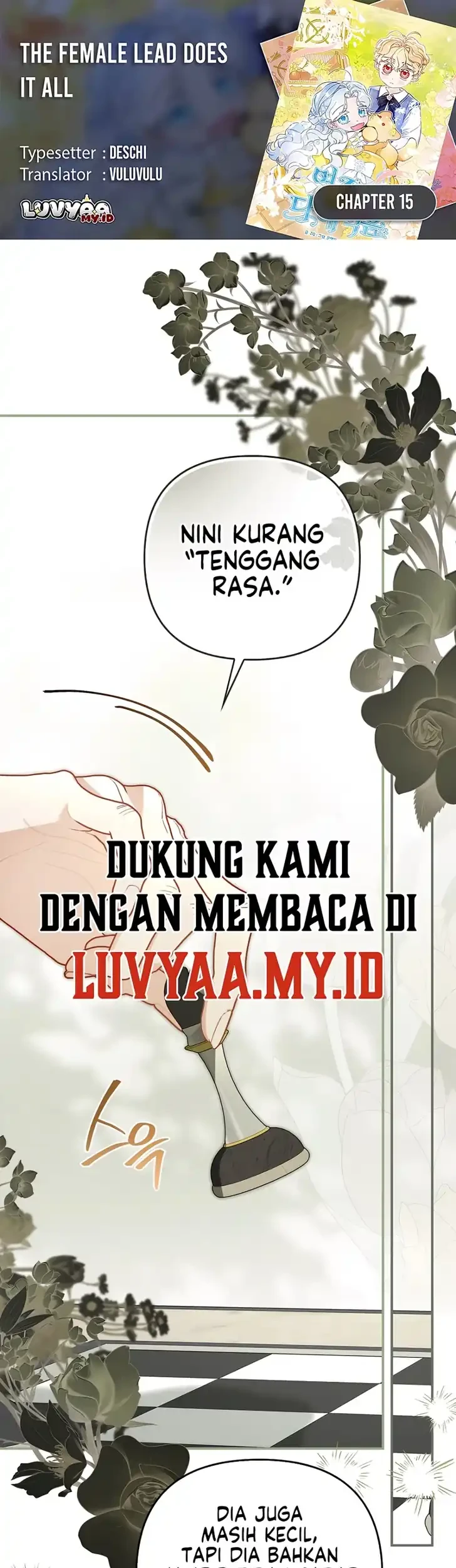 Komik The Female Lead Does It All Chapter 15 gambar 1