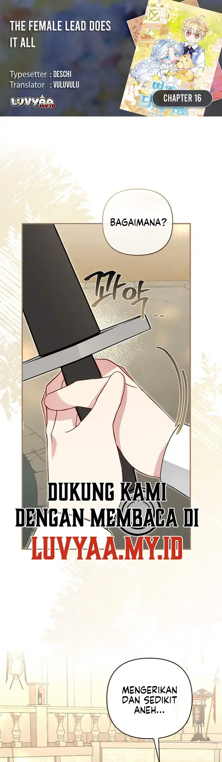 Komik The Female Lead Does It All Chapter 16 gambar 1