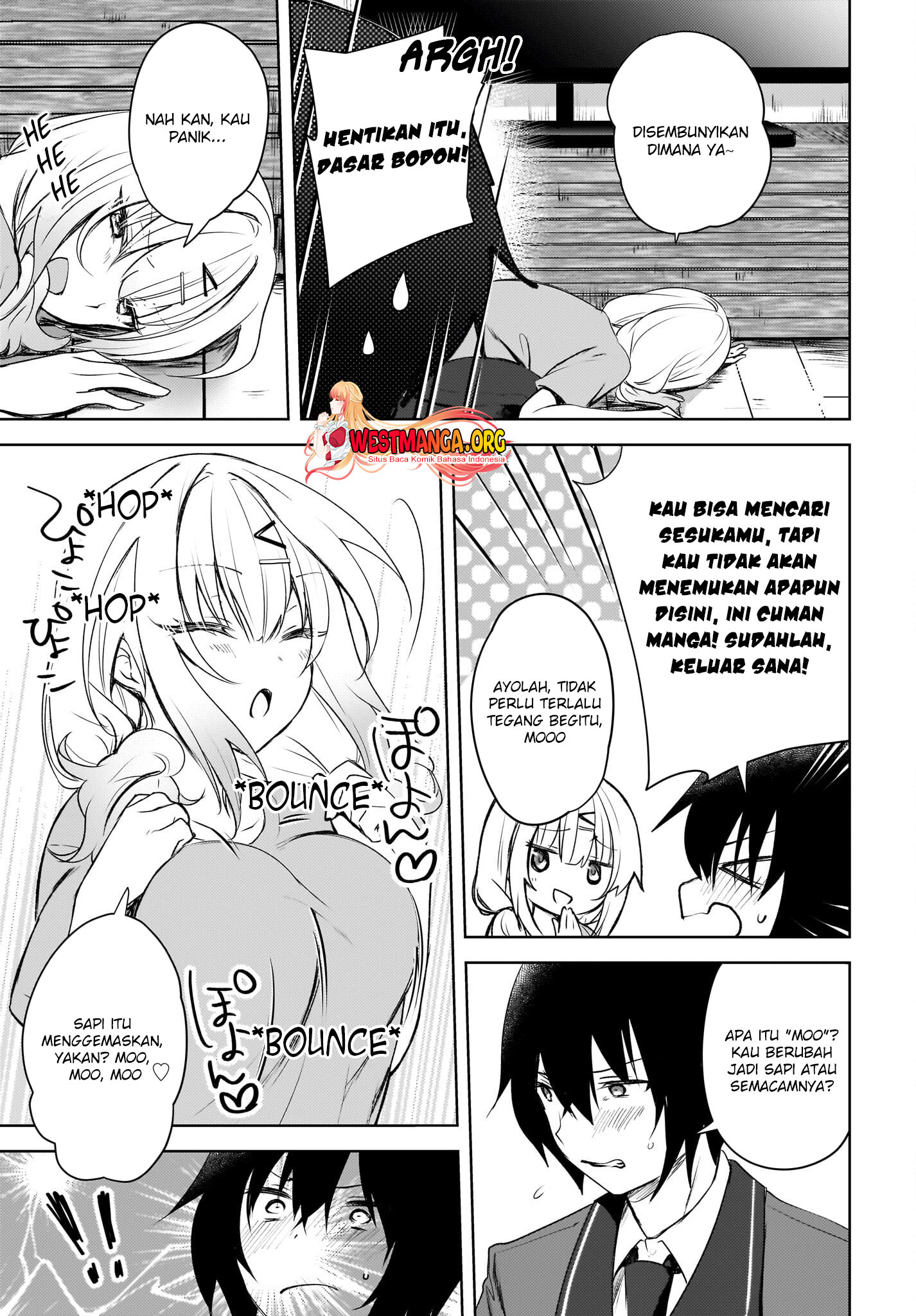 Manga The Gal Sitting Behind Me Likes Me -Maybe I’m Screwed Already- Chapter 1.2 gambar 2