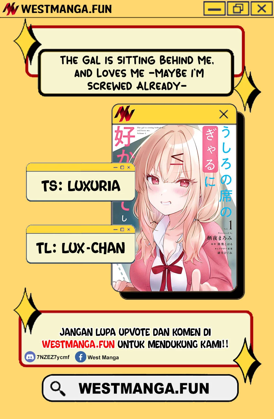 Komik The Gal Sitting Behind Me Likes Me -Maybe I’m Screwed Already- Chapter 23 gambar 1