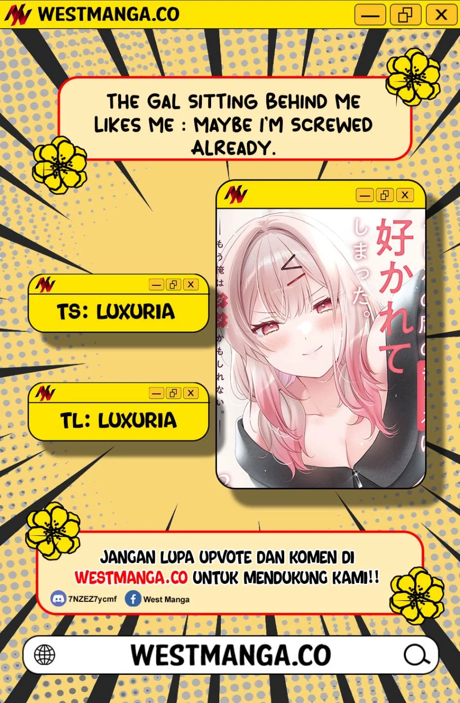 Manga The Gal Sitting Behind Me Likes Me -Maybe I’m Screwed Already- Chapter 27 gambar 2