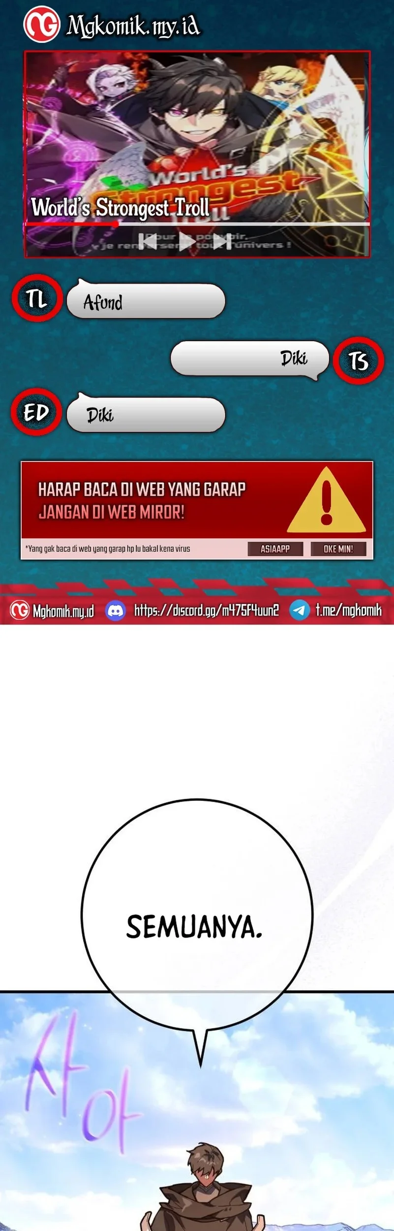 Komik The Game’s Greatest Troll Chapter 159 gambar 1