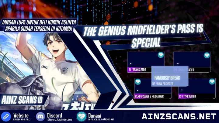 Komik The Genius Midfielder’s Pass Is Special Chapter 1 gambar 1
