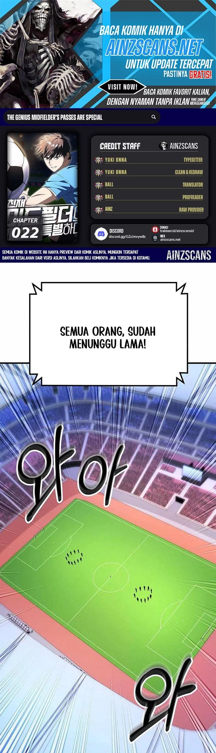 Komik The Genius Midfielder’s Pass Is Special Chapter 22 gambar 1