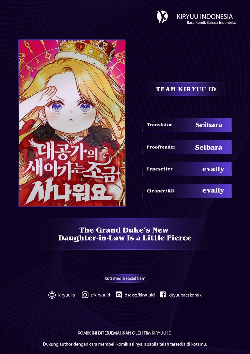 Komik The Grand Duke’s New Daughter-in-Law Is a Little Fierce Chapter 3 gambar 1