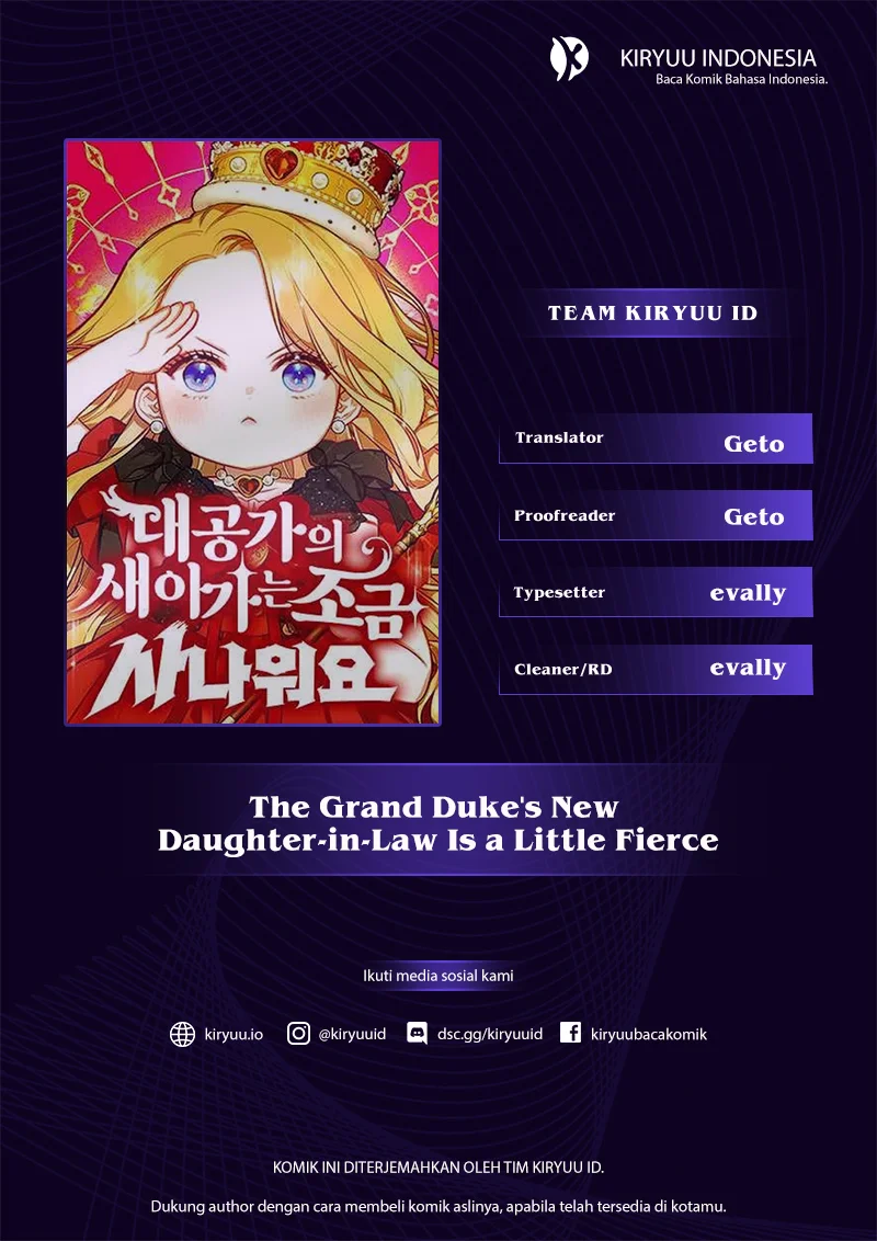 Komik The Grand Duke’s New Daughter-in-Law Is a Little Fierce Chapter 5 gambar 1