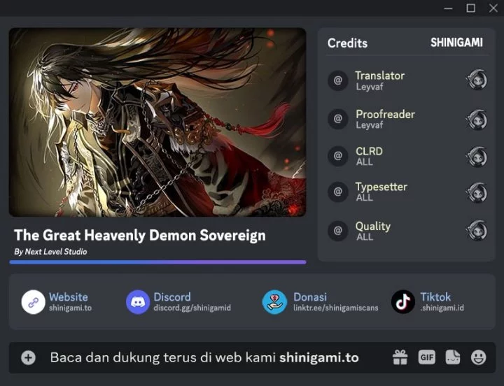 Komik The Great Heavenly Demon Sovereign Chapter 1 gambar 1