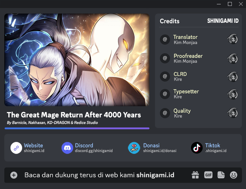 Komik The Great Mage Returns After 4000 Years Chapter 165 gambar 1
