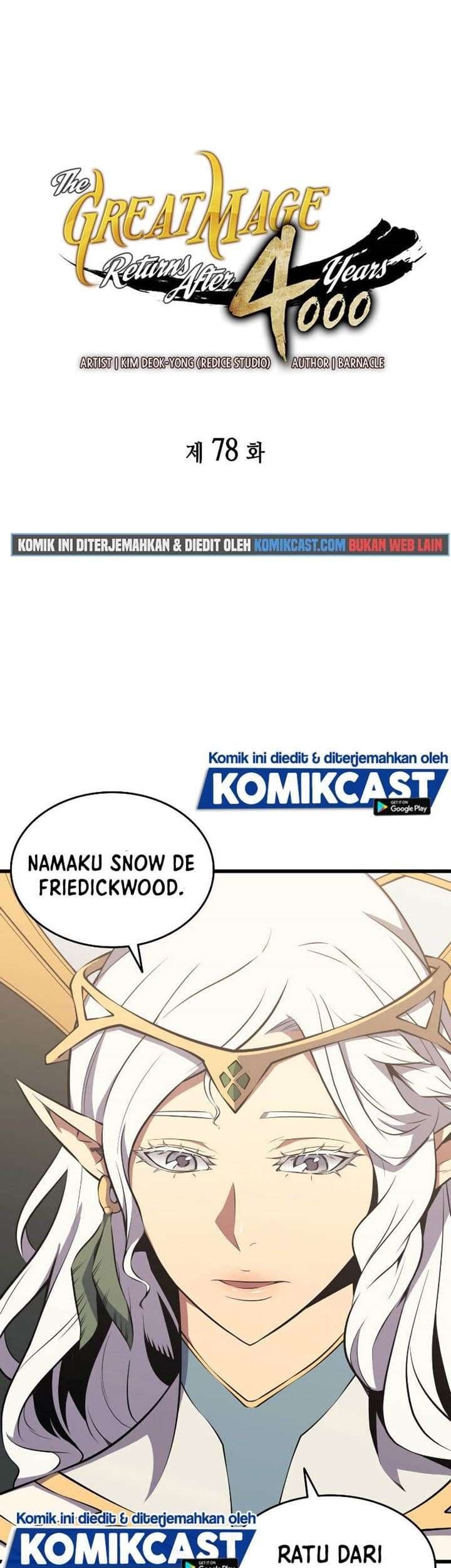 Komik The Great Mage Returns After 4000 Years Chapter 78 gambar 1
