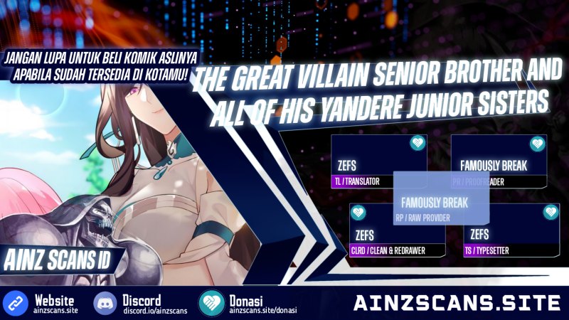 Komik The Great Villain Senior Brother and All of His Yandere Junior Sisters Chapter 65 gambar 1