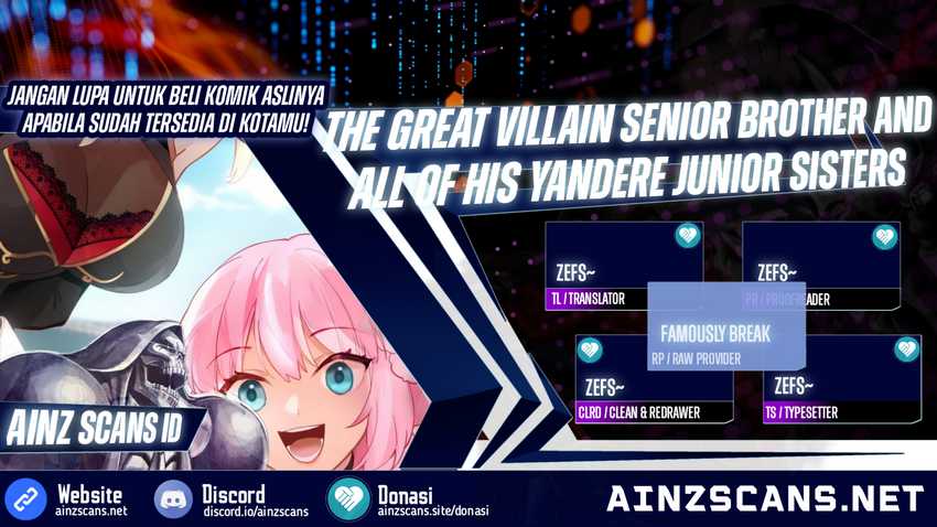 Komik The Great Villain Senior Brother and All of His Yandere Junior Sisters Chapter 76 gambar 1