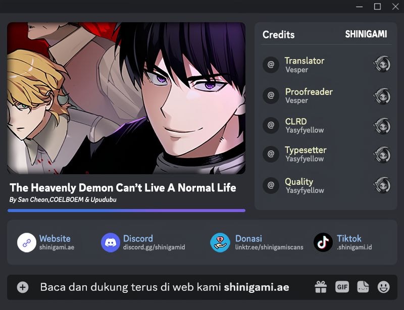 Komik The Heavenly Demon Can’t Live a Normal Life Chapter 155 gambar 1