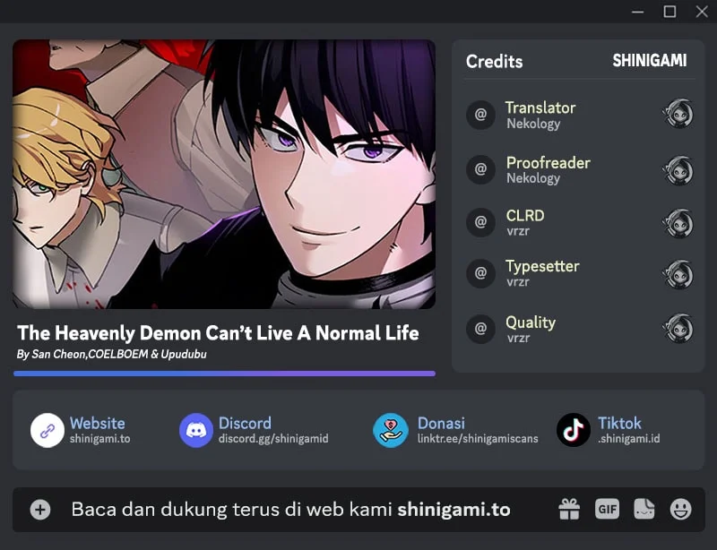 Komik The Heavenly Demon Can’t Live a Normal Life Chapter 201 gambar 1