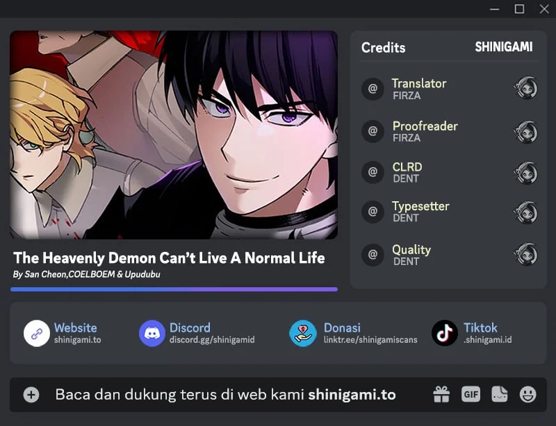 Komik The Heavenly Demon Can’t Live a Normal Life Chapter 209 gambar 1