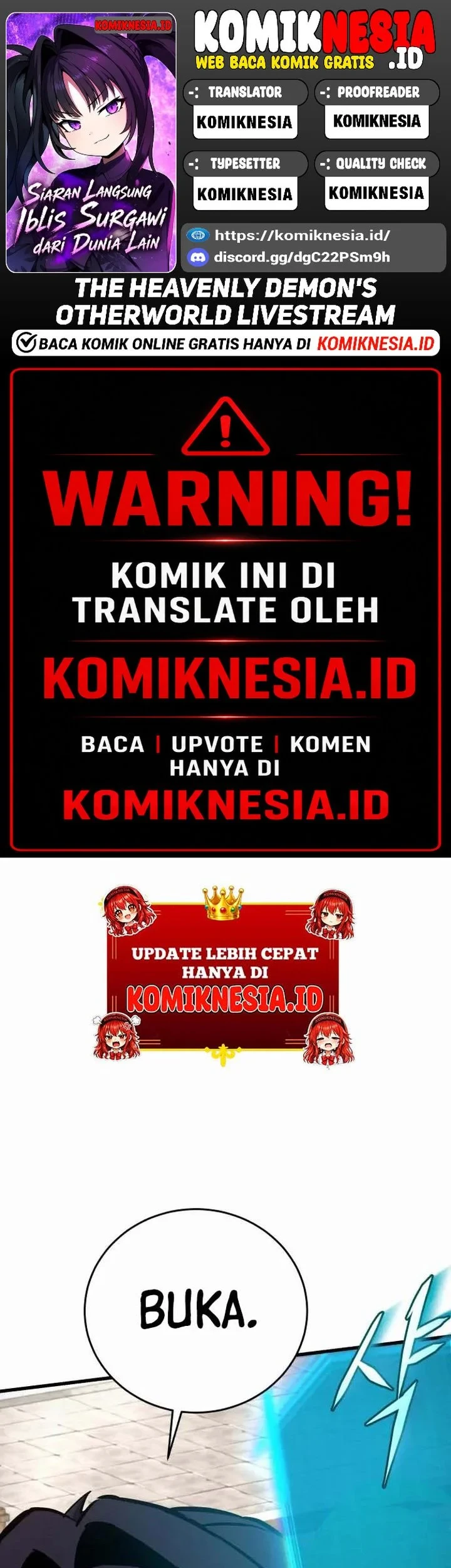 Komik The Heavenly Demon's Otherworld Livestream Chapter 10 gambar 1