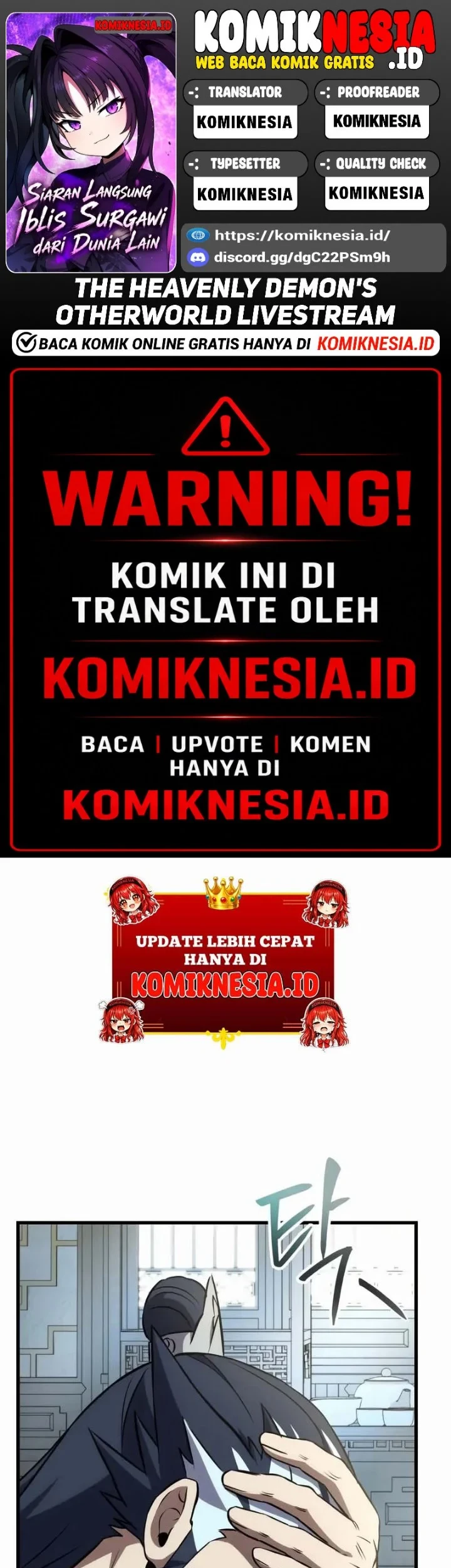 Komik The Heavenly Demon's Otherworld Livestream Chapter 11 gambar 1