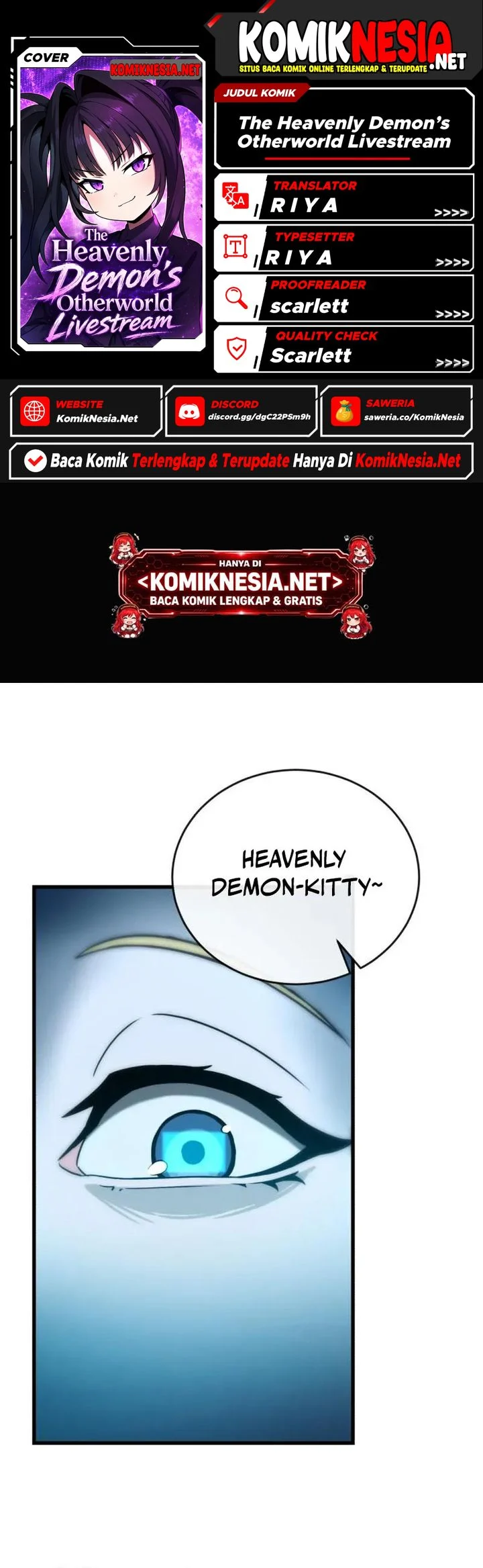 Komik The Heavenly Demon's Otherworld Livestream Chapter 2 gambar 1