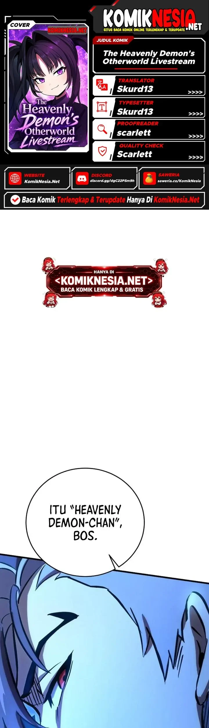 Komik The Heavenly Demon's Otherworld Livestream Chapter 4 gambar 1
