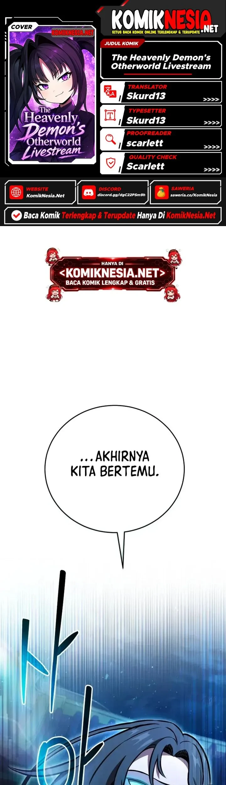 Komik The Heavenly Demon's Otherworld Livestream Chapter 6 gambar 1