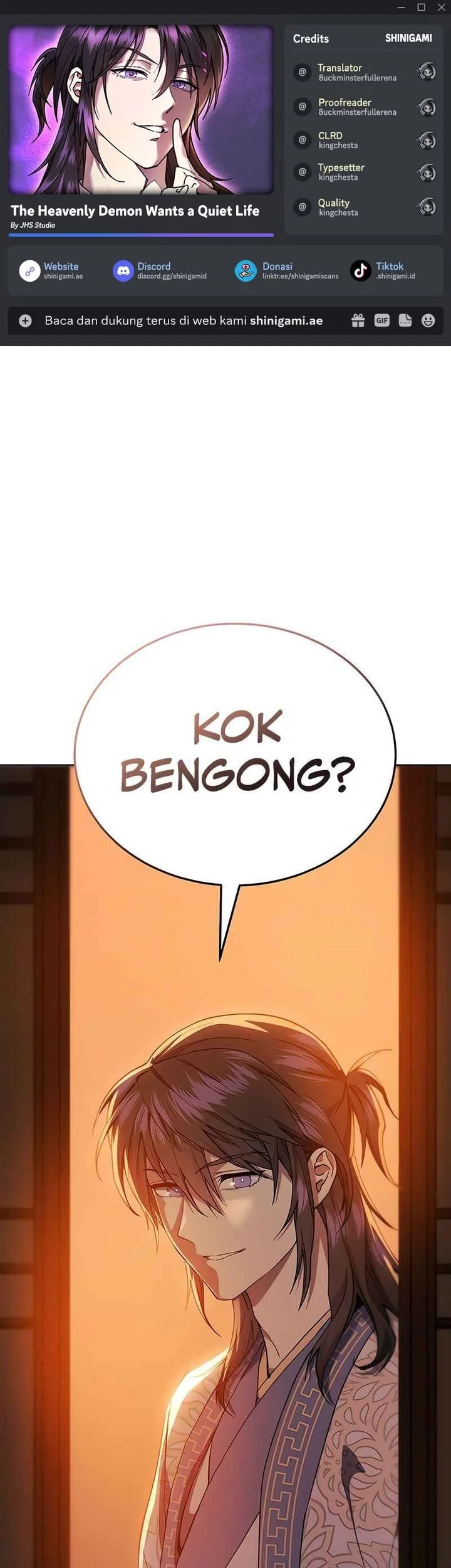 Komik The Heavenly Demon Wants A Quiet Life Chapter 64 gambar 1