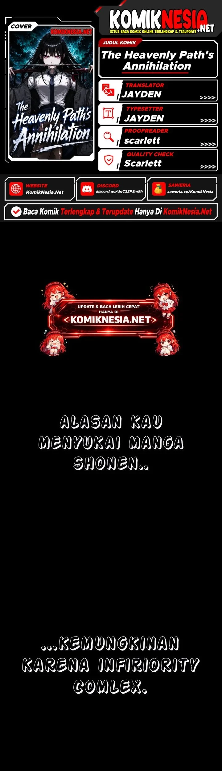 Komik The Heavenly Path's Annihilation Chapter 1 gambar 1