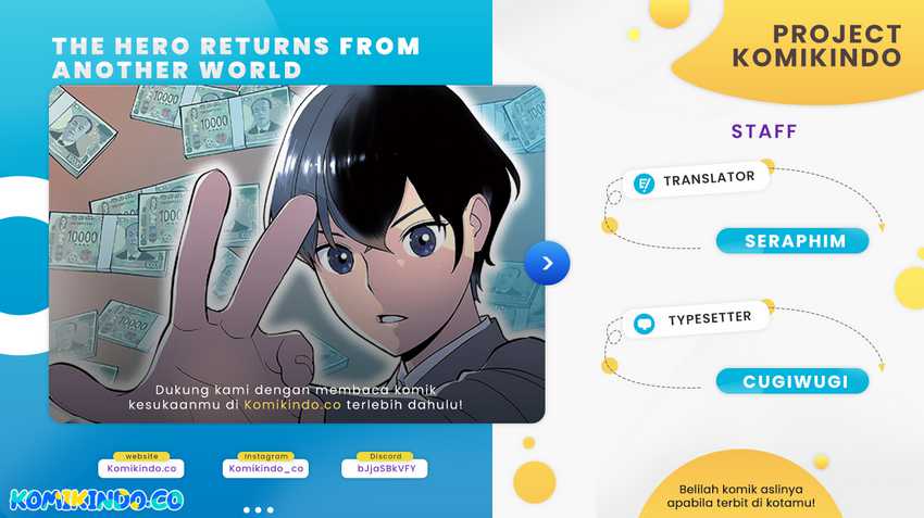 Komik The Hero Returns From Another World Chapter 2.2 gambar 1