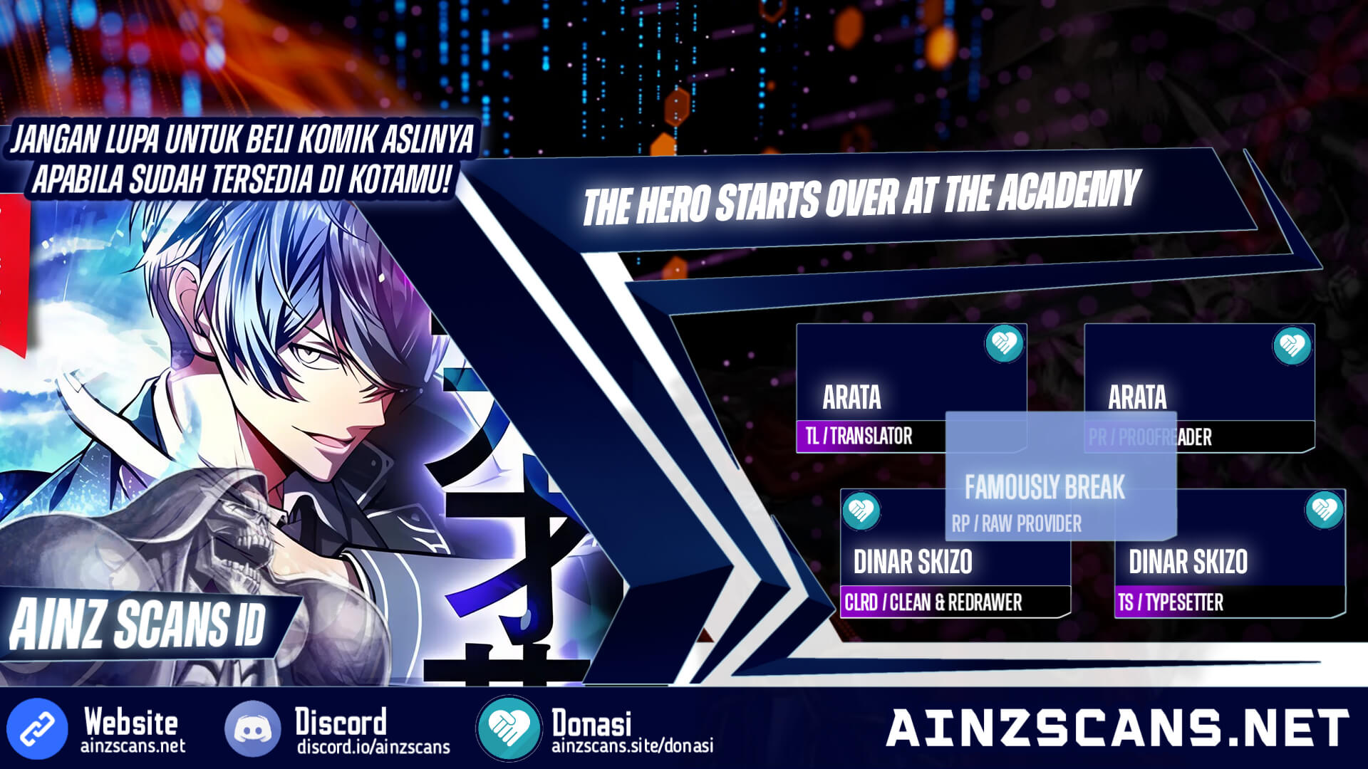 Komik The Hero Starts Over at the Academy Chapter 2 gambar 1