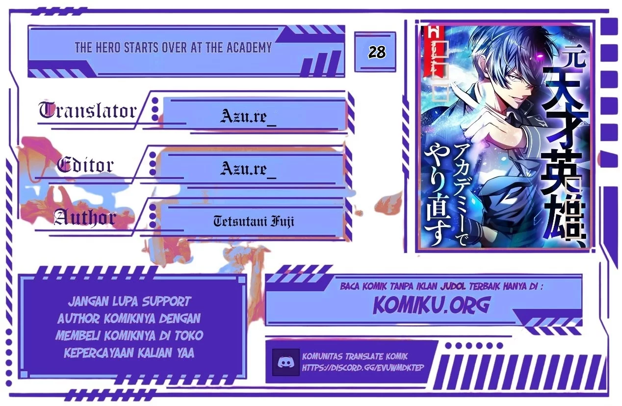 Komik The Hero Starts Over at the Academy Chapter 28 gambar 1