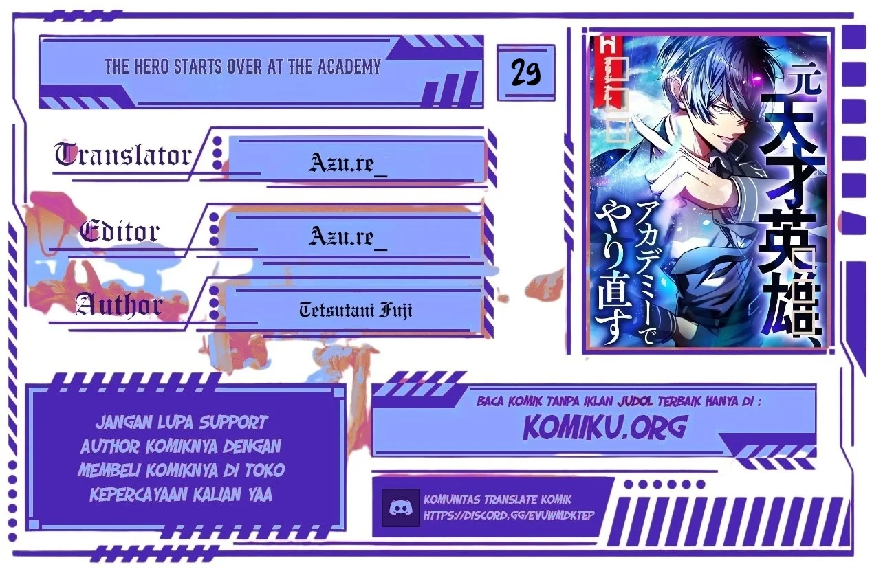 Komik The Hero Starts Over at the Academy Chapter 29 gambar 1