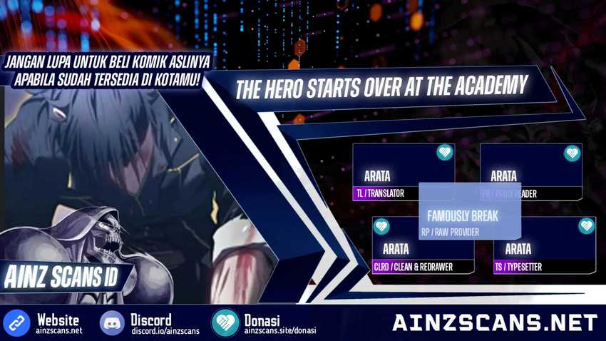 Komik The Hero Starts Over at the Academy Chapter 4 gambar 1