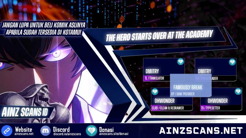 Komik The Hero Starts Over at the Academy Chapter 6 gambar 1