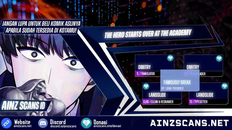 Komik The Hero Starts Over at the Academy Chapter 7 gambar 1
