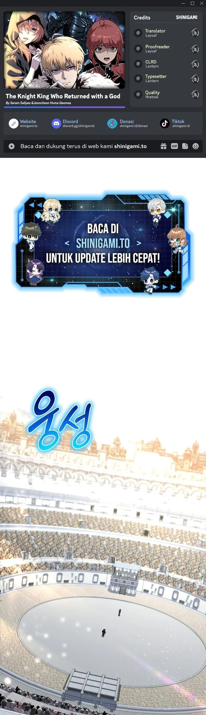 Komik The Knight King Who Returned with a God Chapter 145 gambar 1